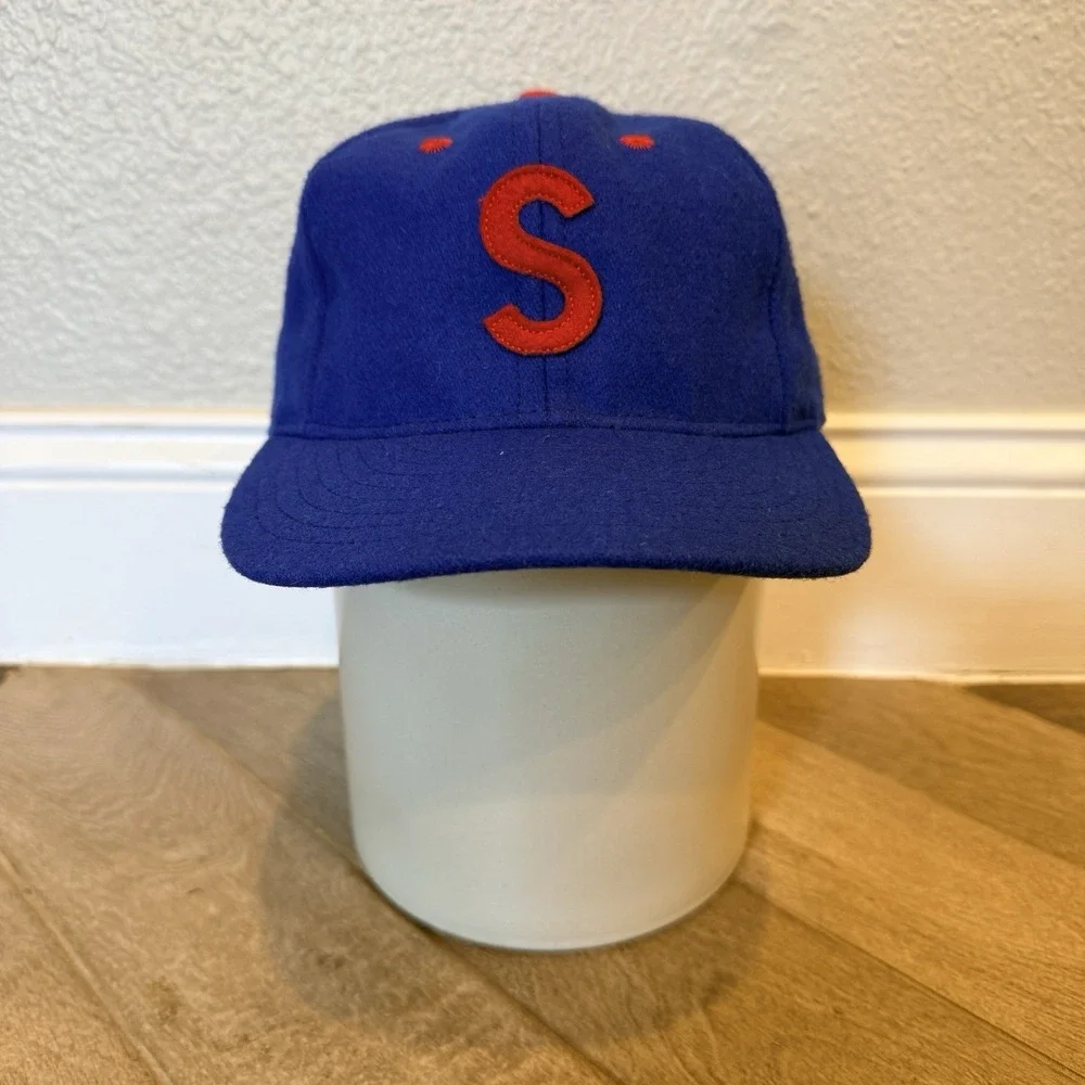 Ebbets Field Flannels Cap Hat Seattle Rainiers PCL Wool 7 1/8 Low Crown USA